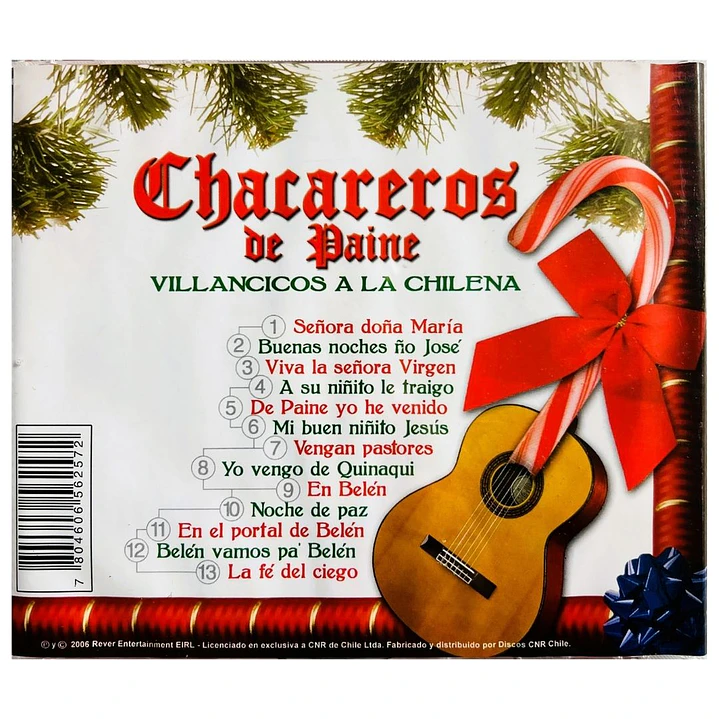 CHACAREROS DE PAINE - VILLANCICOS A LA CHILENA / CD 2