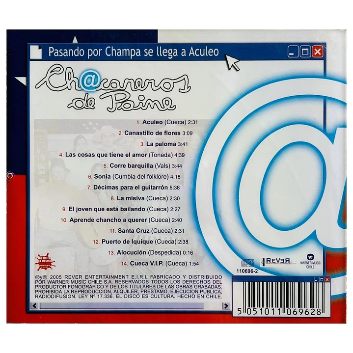 CHACAREROS DE PAINE - PASANDO POR CHAMPA SE LLEGA A ACULEO / CD 2