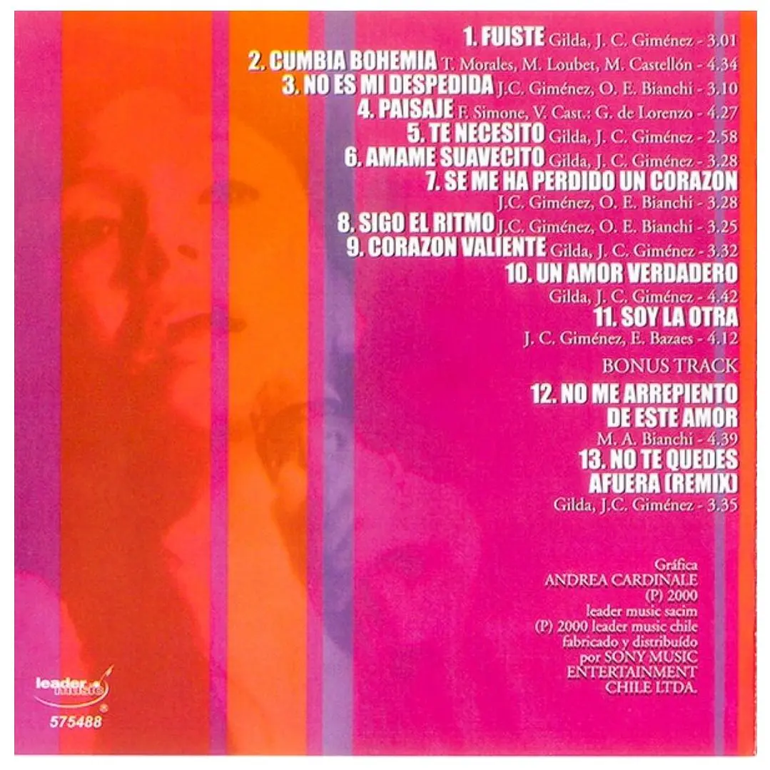 GILDA - LOS GRANDES EXITOS / CD  5