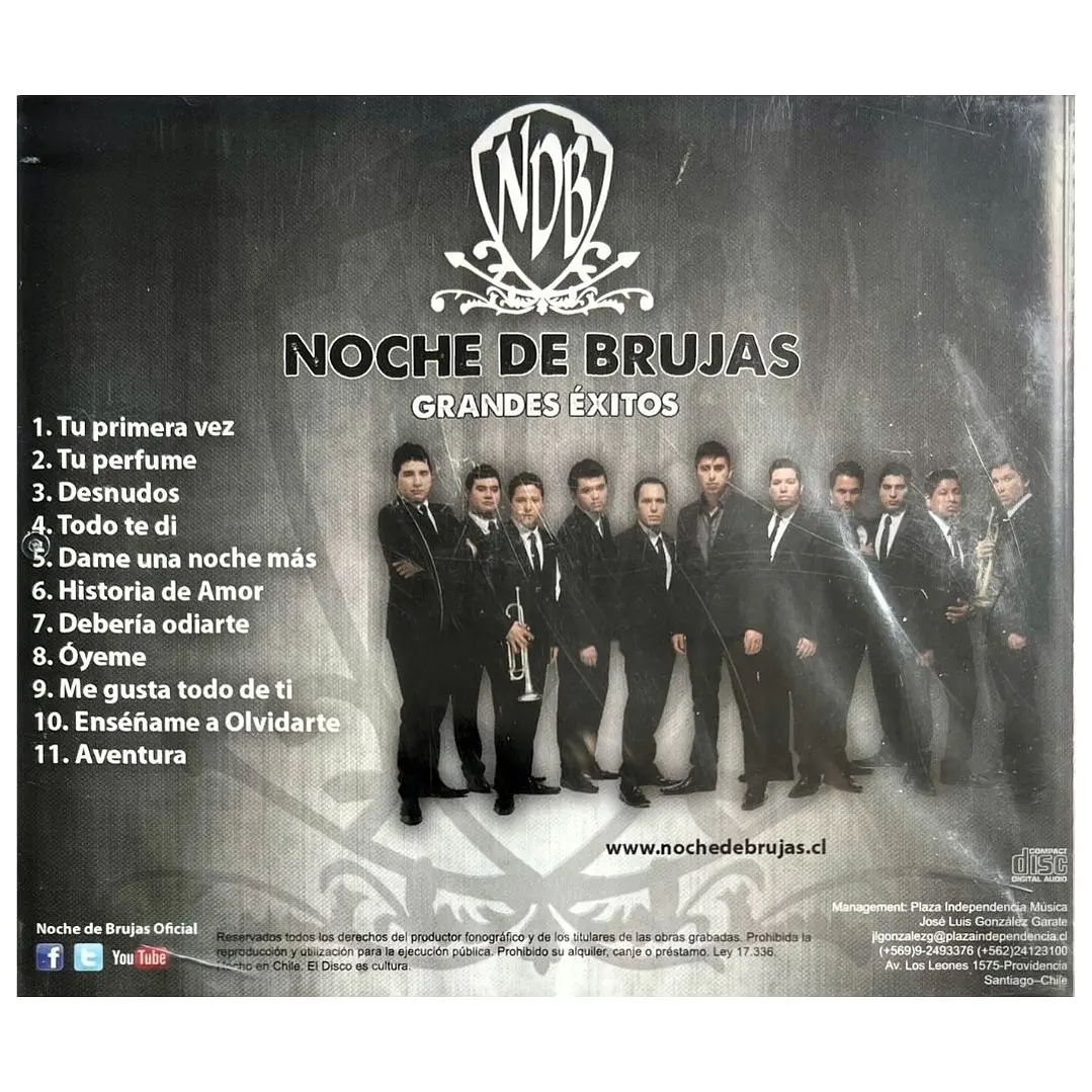 NOCHE DE BRUJAS - GRANDES EXITOS / CD 2