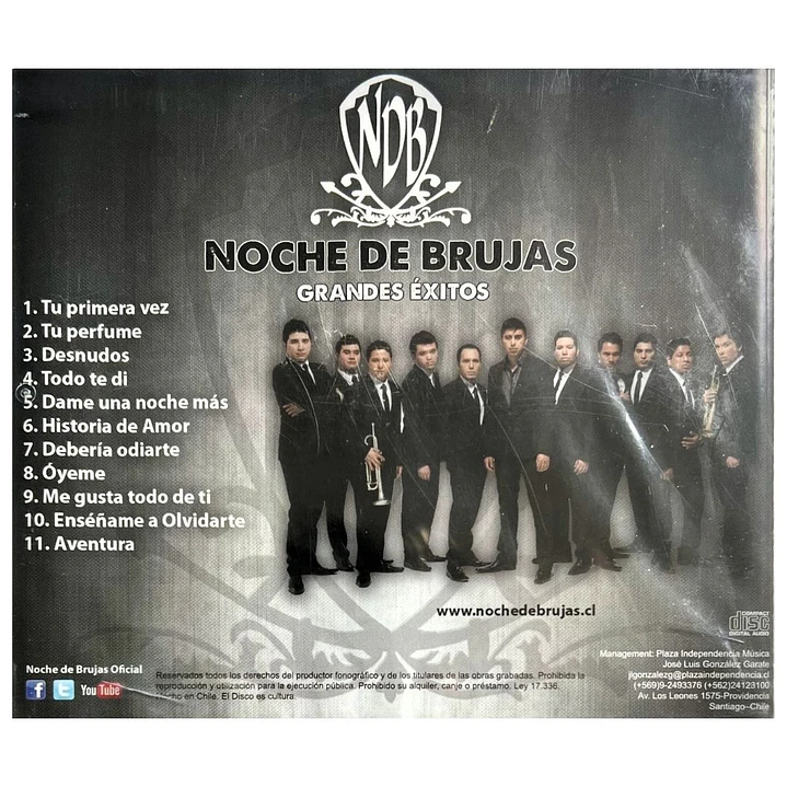 NOCHE DE BRUJAS - GRANDES EXITOS / CD 2