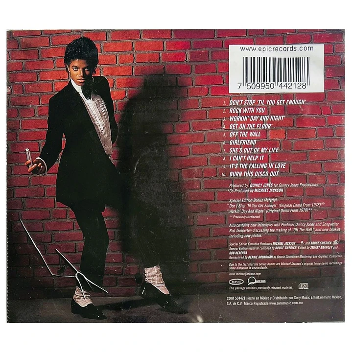MICHAEL JACKSON - OFF THE WALL (SPECIAL EDITION) / CD USADO 4