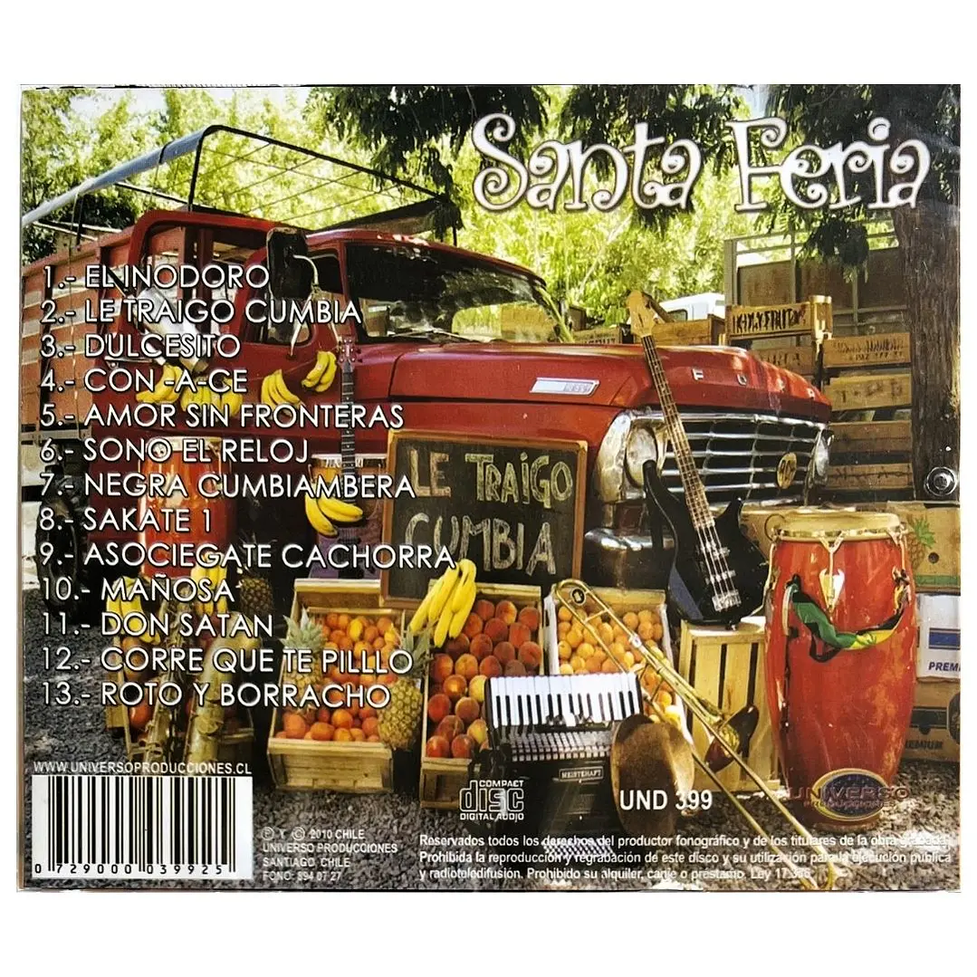 SANTAFERIA - LE TRAIGO CUMBIA (1° EDICION 2010) / CD 3