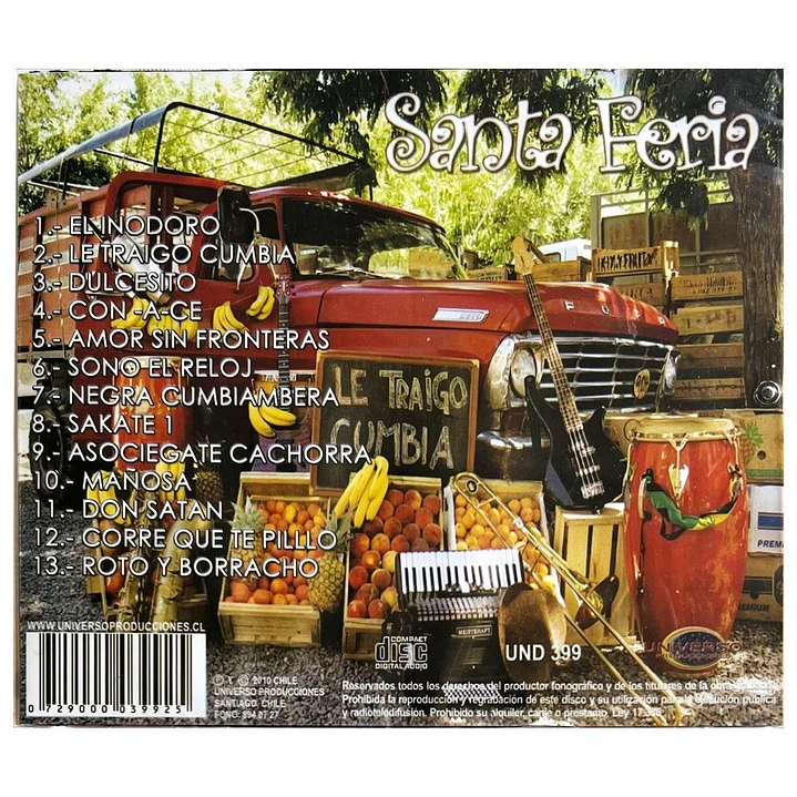 SANTAFERIA - LE TRAIGO CUMBIA (1° EDICION 2010) / CD 3