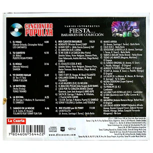 FIESTA: BAILABLES DE COLECCION - VARIOS / CD