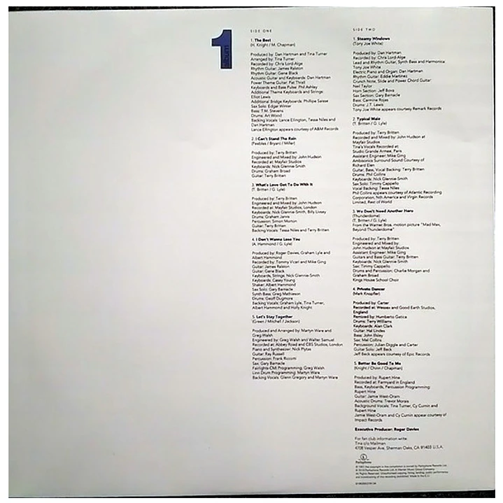 TINA TURNER - SIMPLY THE BEST (BLUE VINYL)(2LP) / VINILO 8