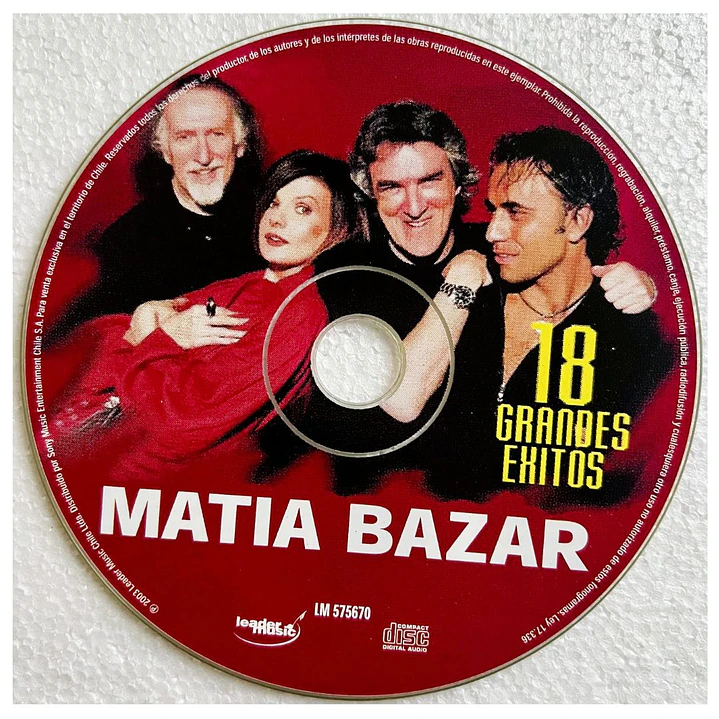 MATIA BAZAR - 18 GRANDES EXITOS / CD USADO 3