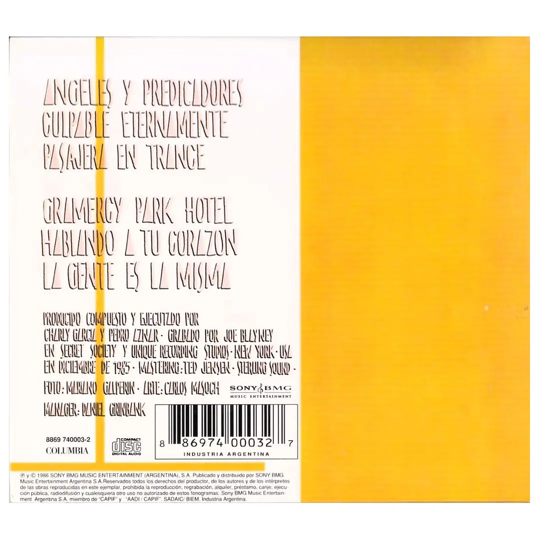 CHARLY GARCIA & PEDRO AZNAR - TANGO (DIGIPACK) / CD 2