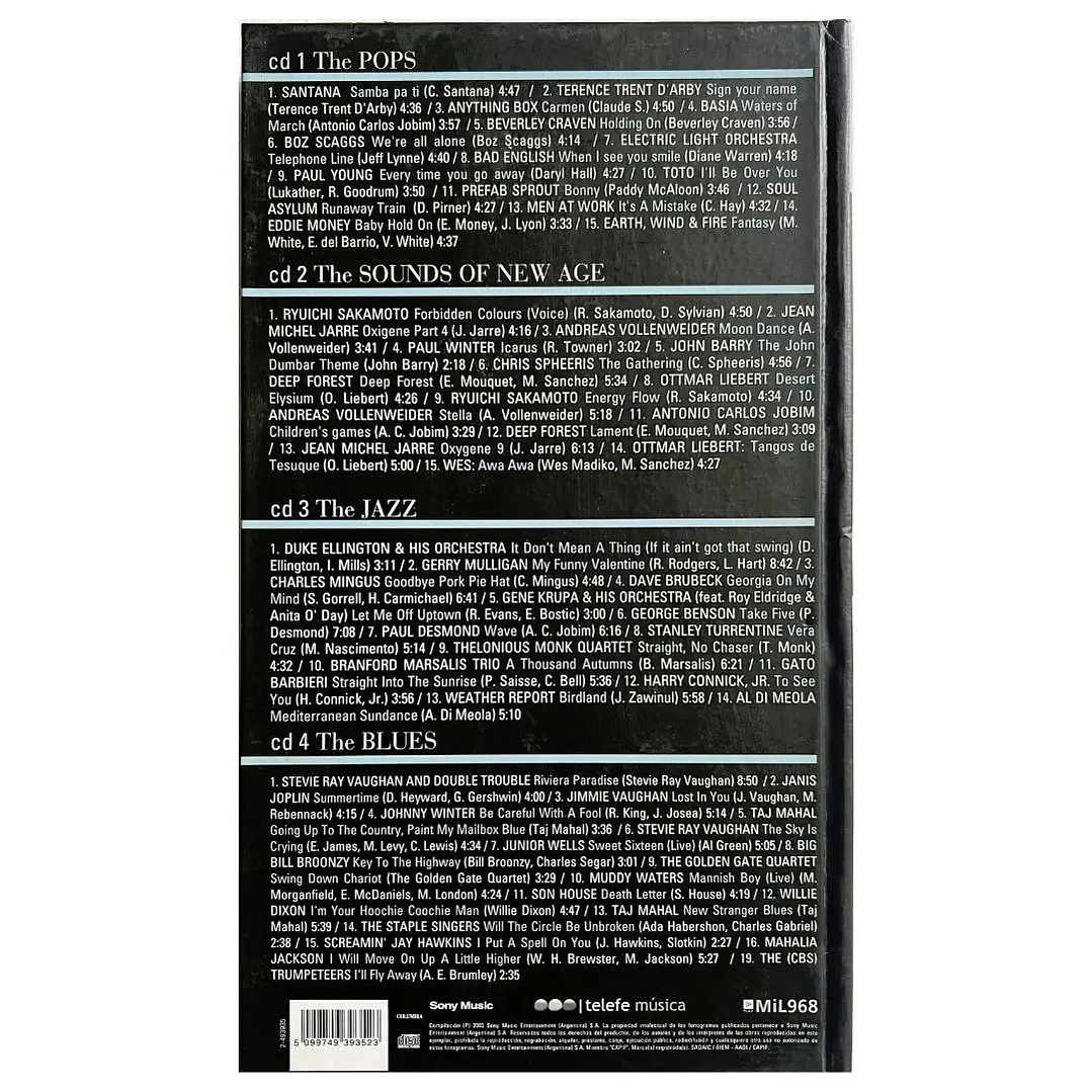 POP NEW AGE JAZZ BLUES ESSENTIALS - VARIOUS (4CD) / CD USADO 2
