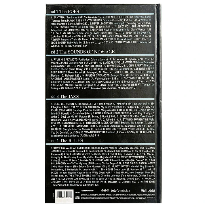 POP NEW AGE JAZZ BLUES ESSENTIALS - VARIOUS (4CD) / CD USADO 2