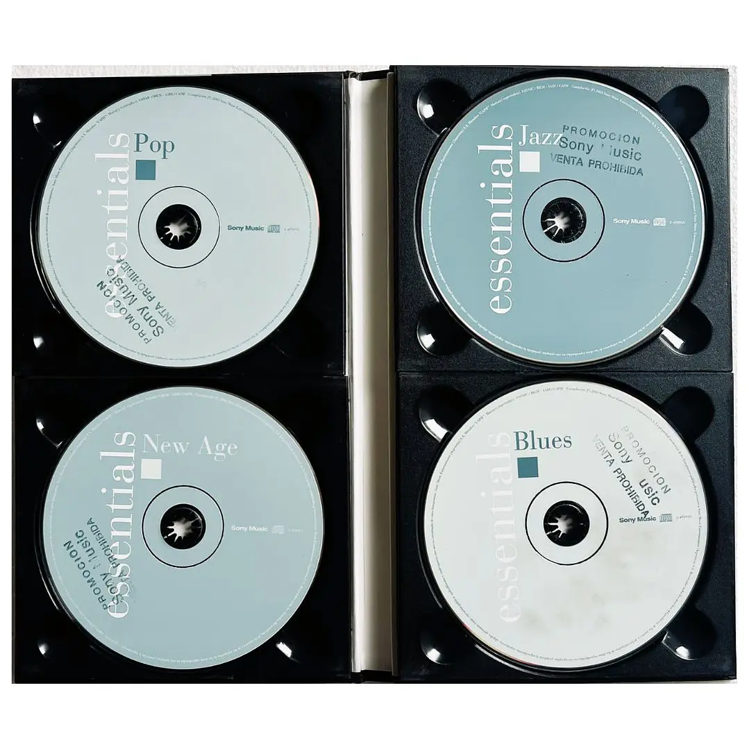 POP NEW AGE JAZZ BLUES ESSENTIALS - VARIOUS (4CD) / CD USADO 3