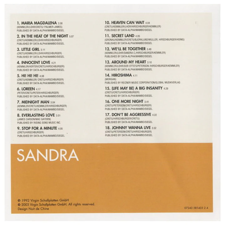 SANDRA - THE ESSENTIAL / CD 5