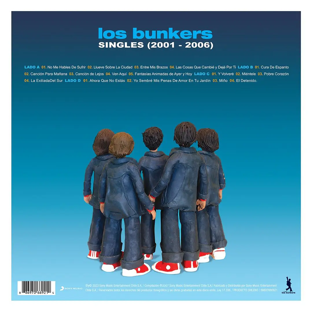 LOS BUNKERS SINGLES (2001 - 2006) (2LP) / VINILO 2