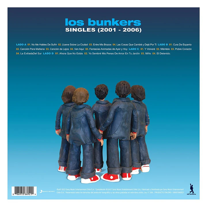 LOS BUNKERS SINGLES (2001 - 2006) (2LP) / VINILO 2