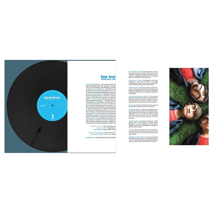 LOS BUNKERS SINGLES (2001 - 2006) (2LP) / VINILO 7