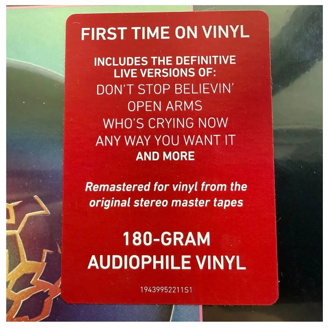 JOURNEY - LIVE IN HOUSTON 1981 ESCAPE TOUR (2LP) / VINILO 6