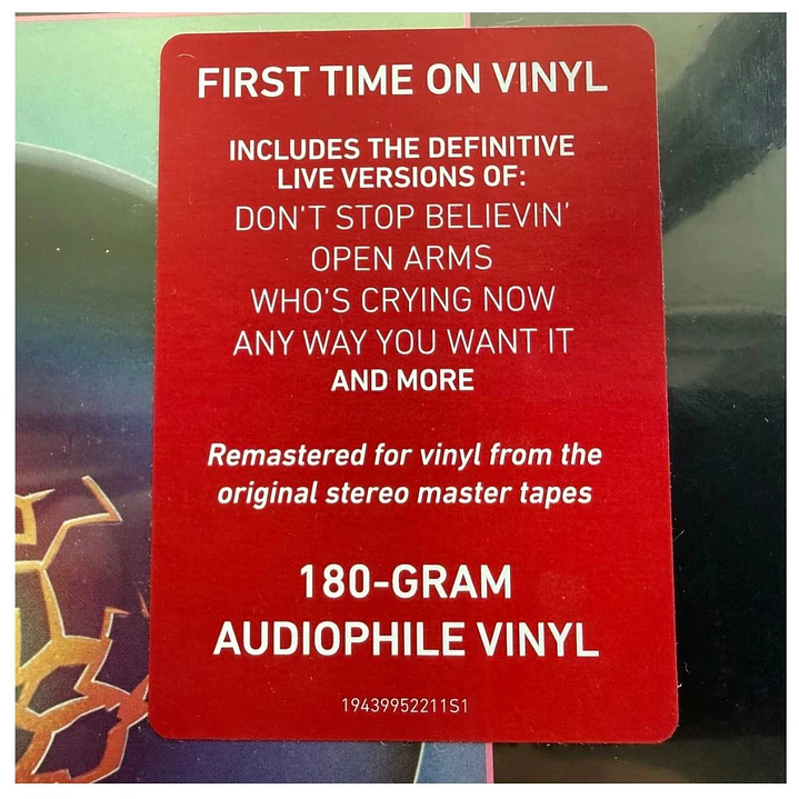 JOURNEY - LIVE IN HOUSTON 1981 ESCAPE TOUR (2LP) / VINILO 6