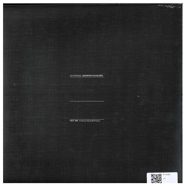 JOY DIVISION - UNKNOWN PLEASURES / VINILO 2