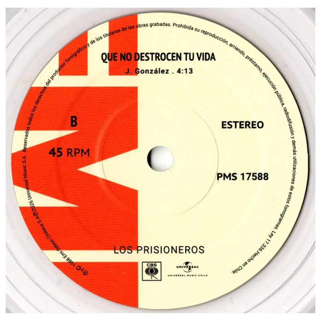 LOS PRISIONEROS - WE ARE SUDAMERICAN ROCKERS (CLEAR VINYL) / 7