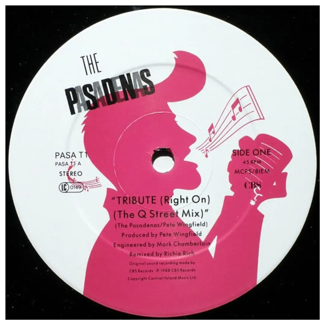 THE PASADENAS - TRIBUTE (RIGHT ON) / 12