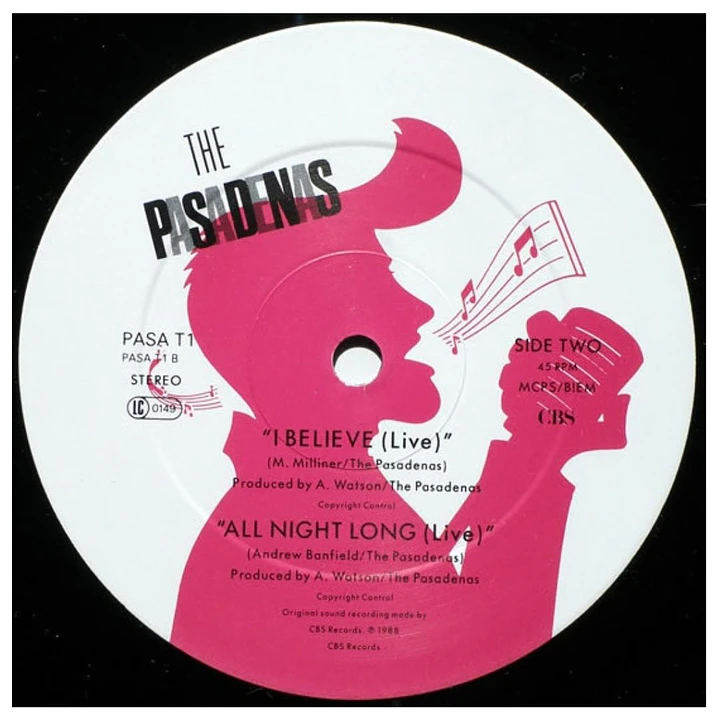 THE PASADENAS - TRIBUTE (RIGHT ON) / 12