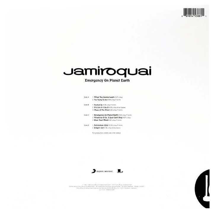 JAMIROQUAI - EMERGENCY ON PLANET EARTH (2LP) / VINILO 2