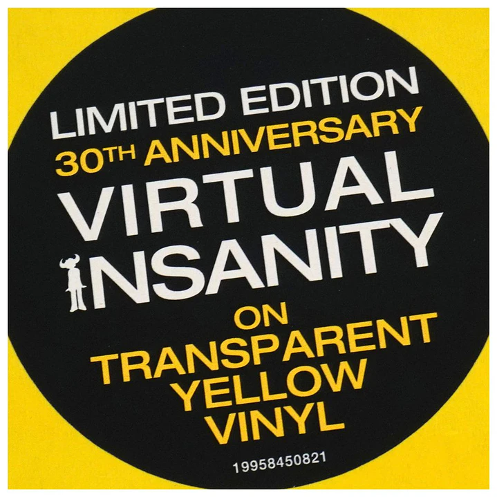 JAMIROQUAI - VIRTUAL INSANITY (YELLOW VINYL) / 12