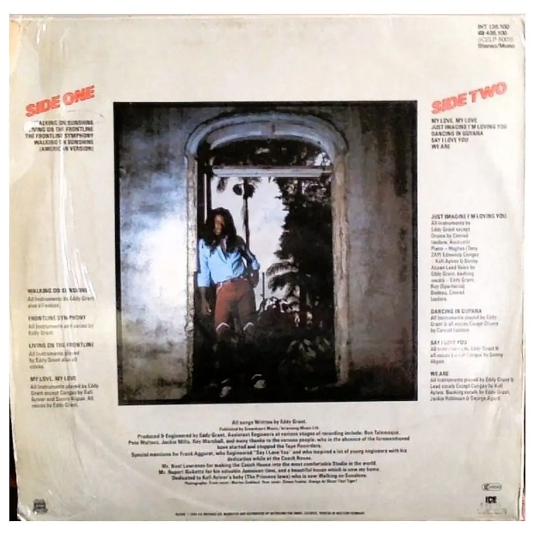 EDDY GRANT - WALKING ON SUNSHINE / VINILO USADO 2