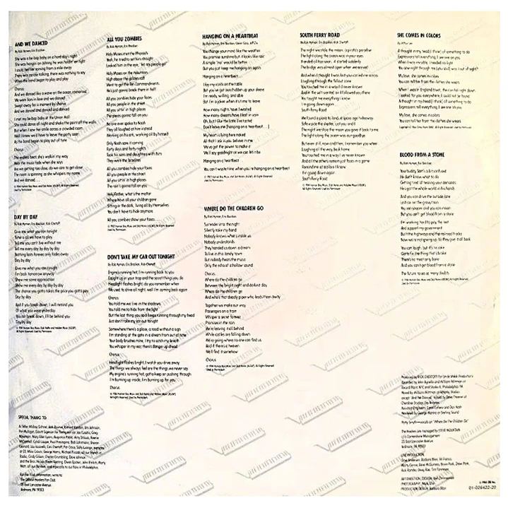 HOOTERS - NERVOUS NIGHT / VINILO USADO 4