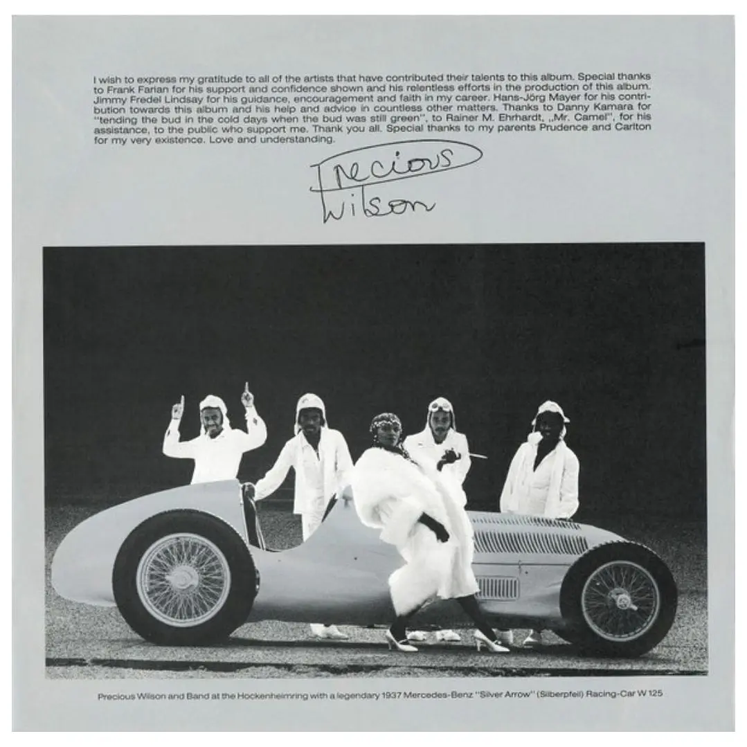 PRECIOUS WILSON - ON THE RACE TRACK / VINILO USADO 3
