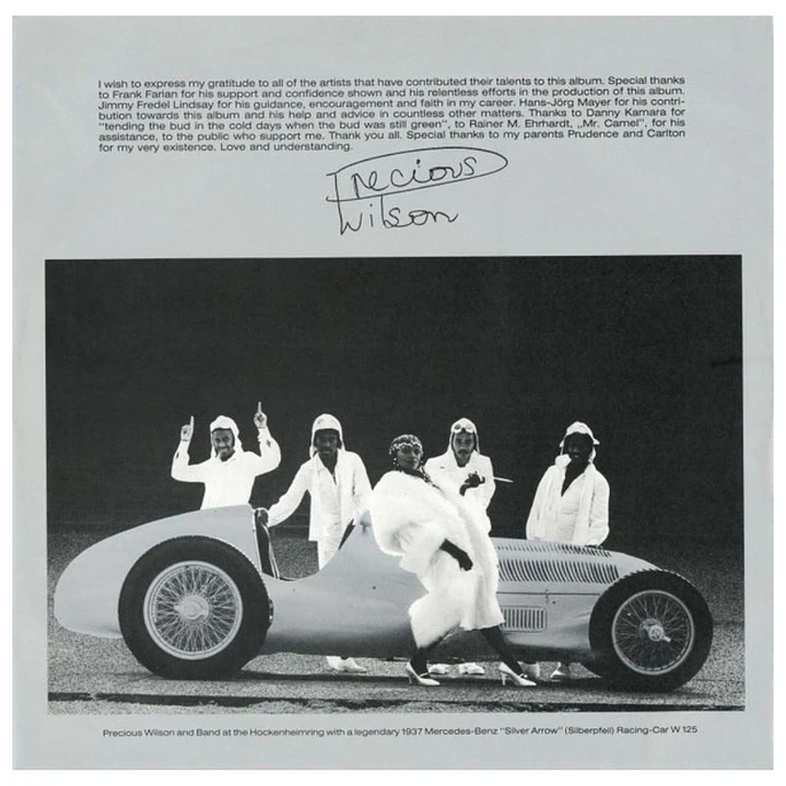 PRECIOUS WILSON - ON THE RACE TRACK / VINILO USADO 3