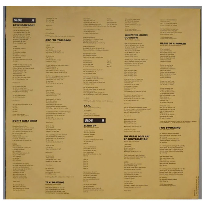 RICK SPRINGFIELD - HARD TO HOLD - SOUNDTRACK / VINILO USADO 4