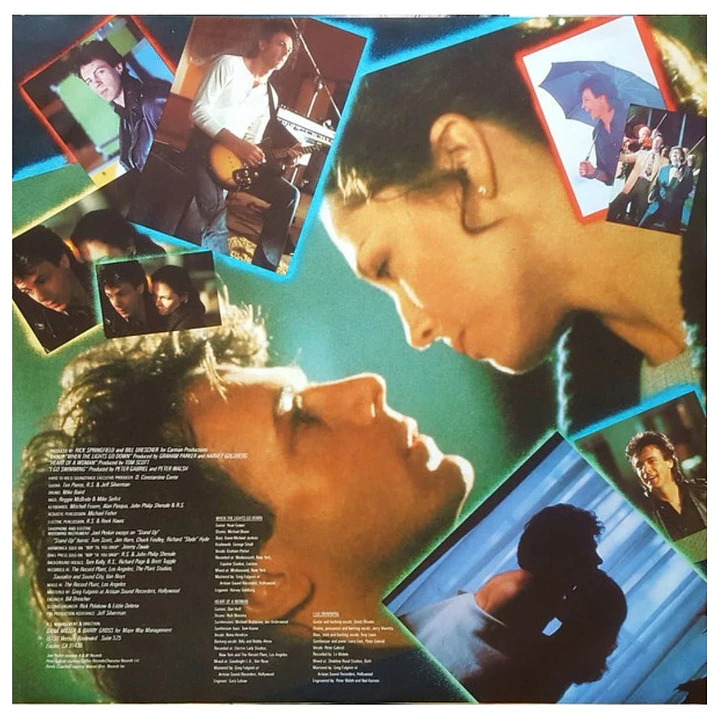 RICK SPRINGFIELD - HARD TO HOLD - SOUNDTRACK / VINILO USADO 3