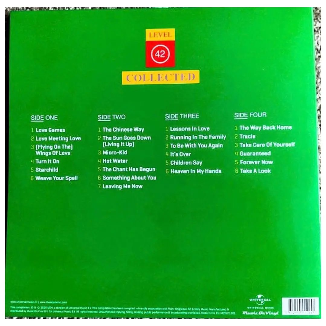 LEVEL 42 - COLLECTED (2LP) / VINILO 2