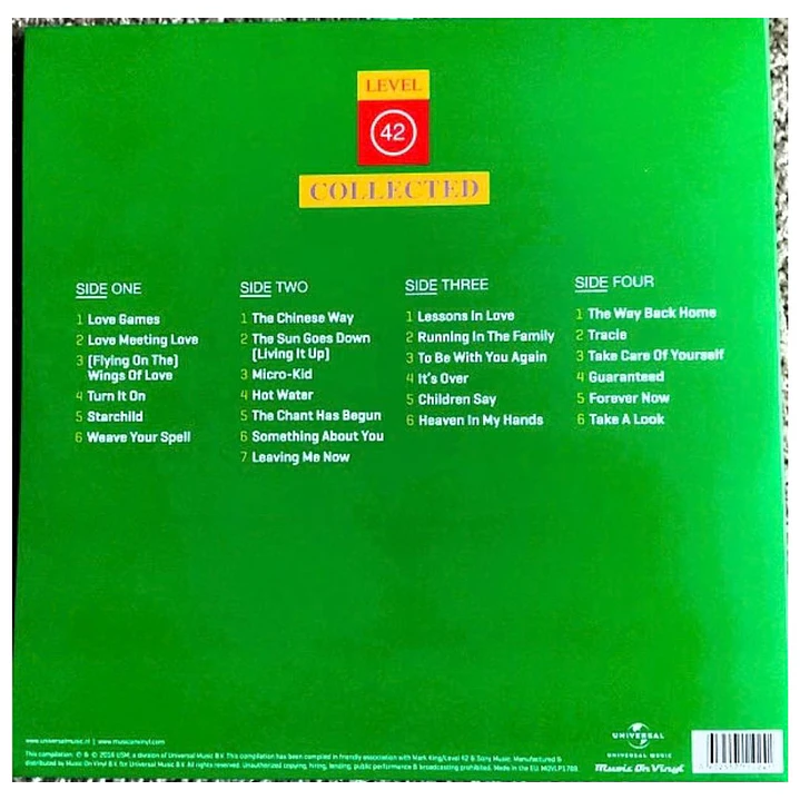 LEVEL 42 - COLLECTED (2LP) / VINILO 2