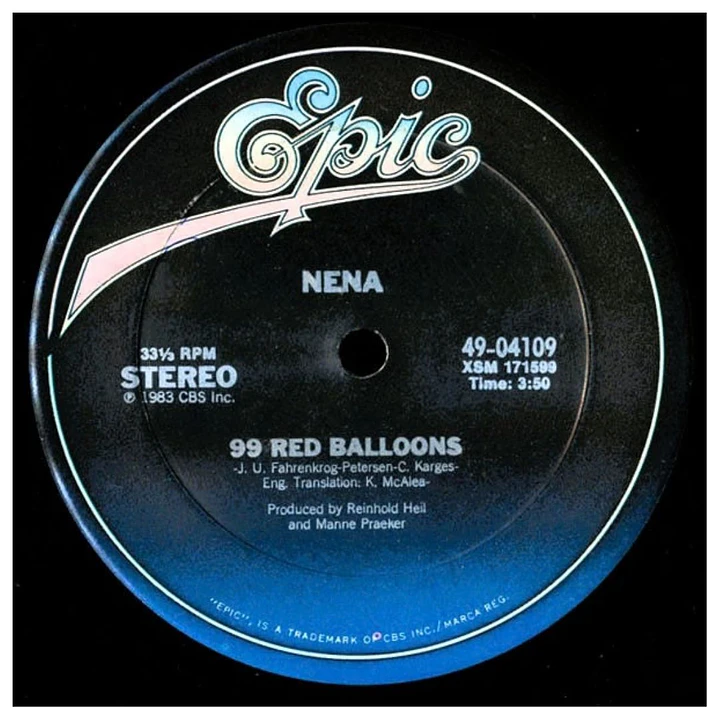 NENA - 99 RED BALLOONS & 99 LUFTBALLONS / 12
