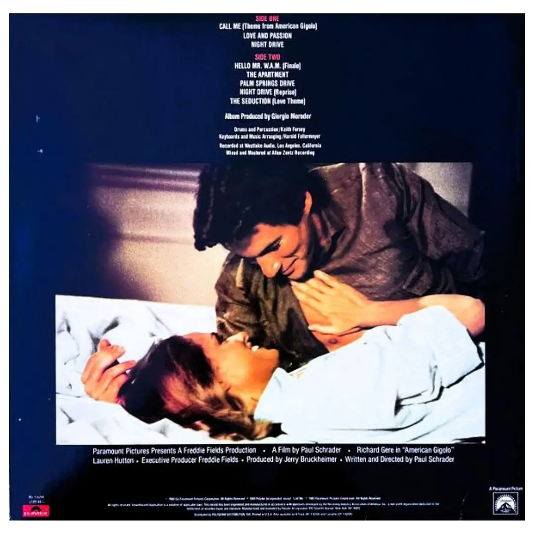 AMERICAN GIGOLO - SOUNDTRACK / VINILO USADO 2