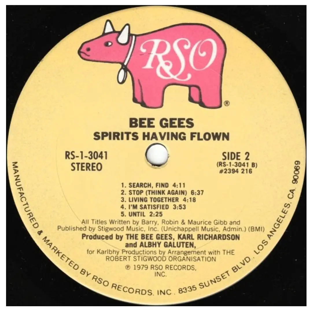 BEE GEES - SPIRITS HAVING FLOWN (GATEFOLD) / VINILO USADO 8