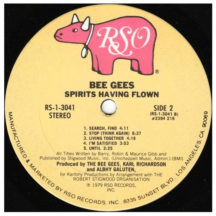 BEE GEES - SPIRITS HAVING FLOWN (GATEFOLD) / VINILO USADO 8