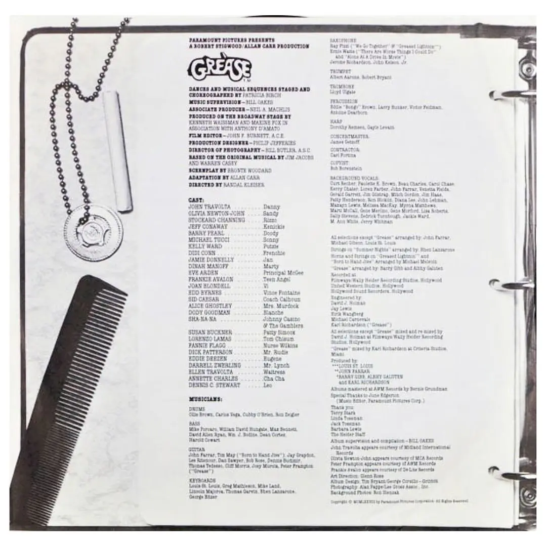 GREASE - SOUNDTRACK (2LP) / VINILO USADO 4