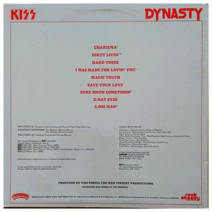 KISS - DYNASTY / VINILO USADO
