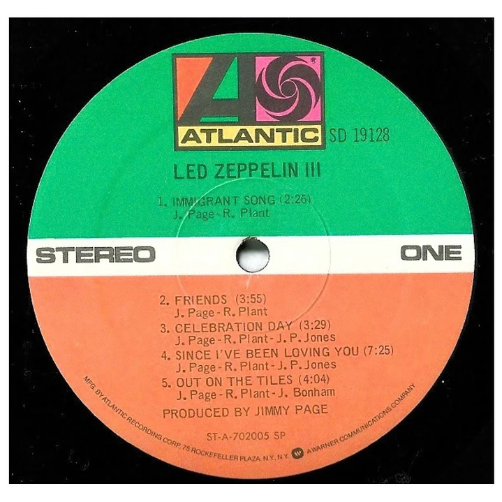 LED ZEPPELIN - LED ZEPPELIN III / VINILO USADO 6