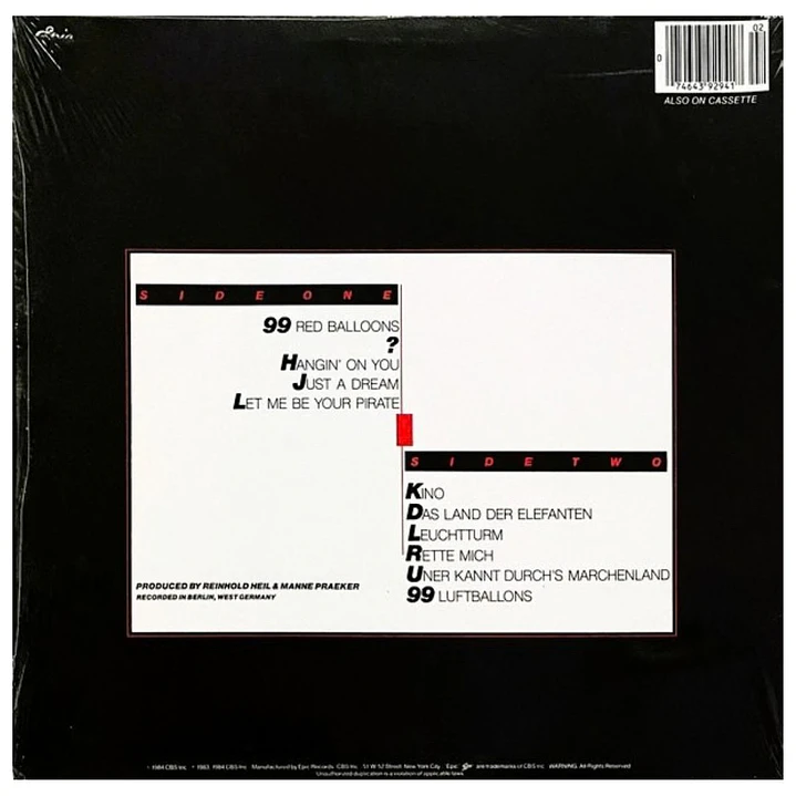 NENA - 99 LUFTBALLONS (ALBUM) / VINILO USADO 3