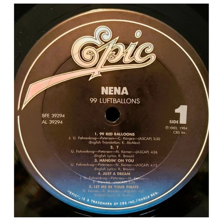 NENA - 99 LUFTBALLONS (ALBUM) / VINILO USADO 4