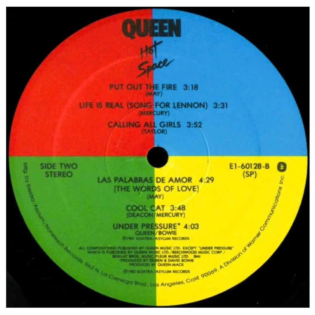 QUEEN - HOT SPACE / VINILO USADO 6
