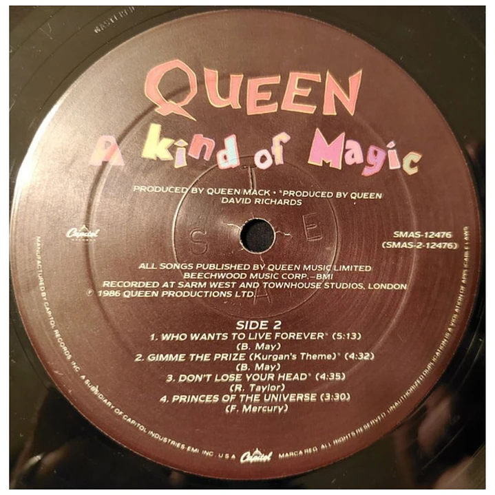 QUEEN - A KIND OF MAGIC / VINILO USADO 7