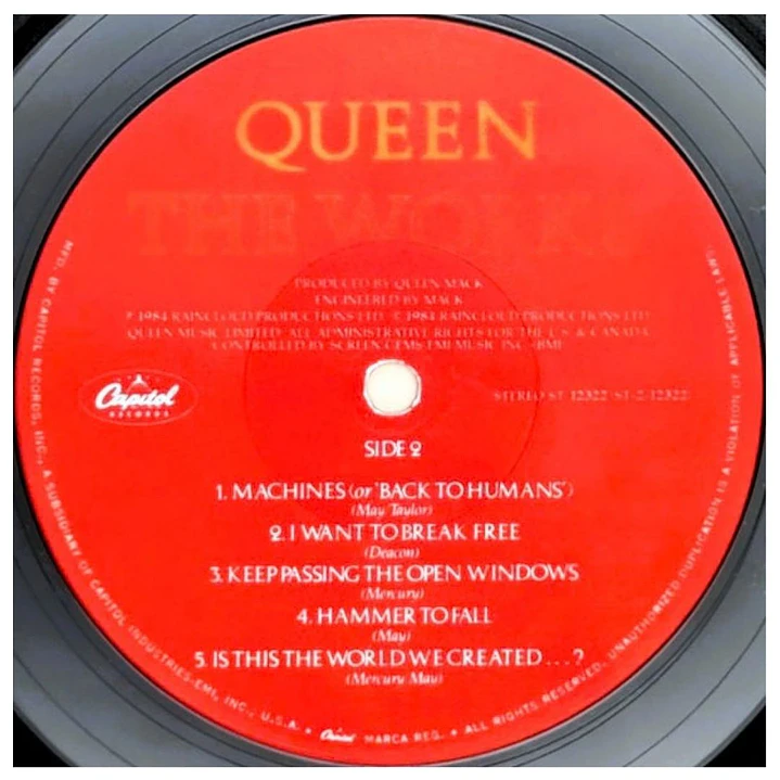 QUEEN - THE WORKS / VINILO USADO 5