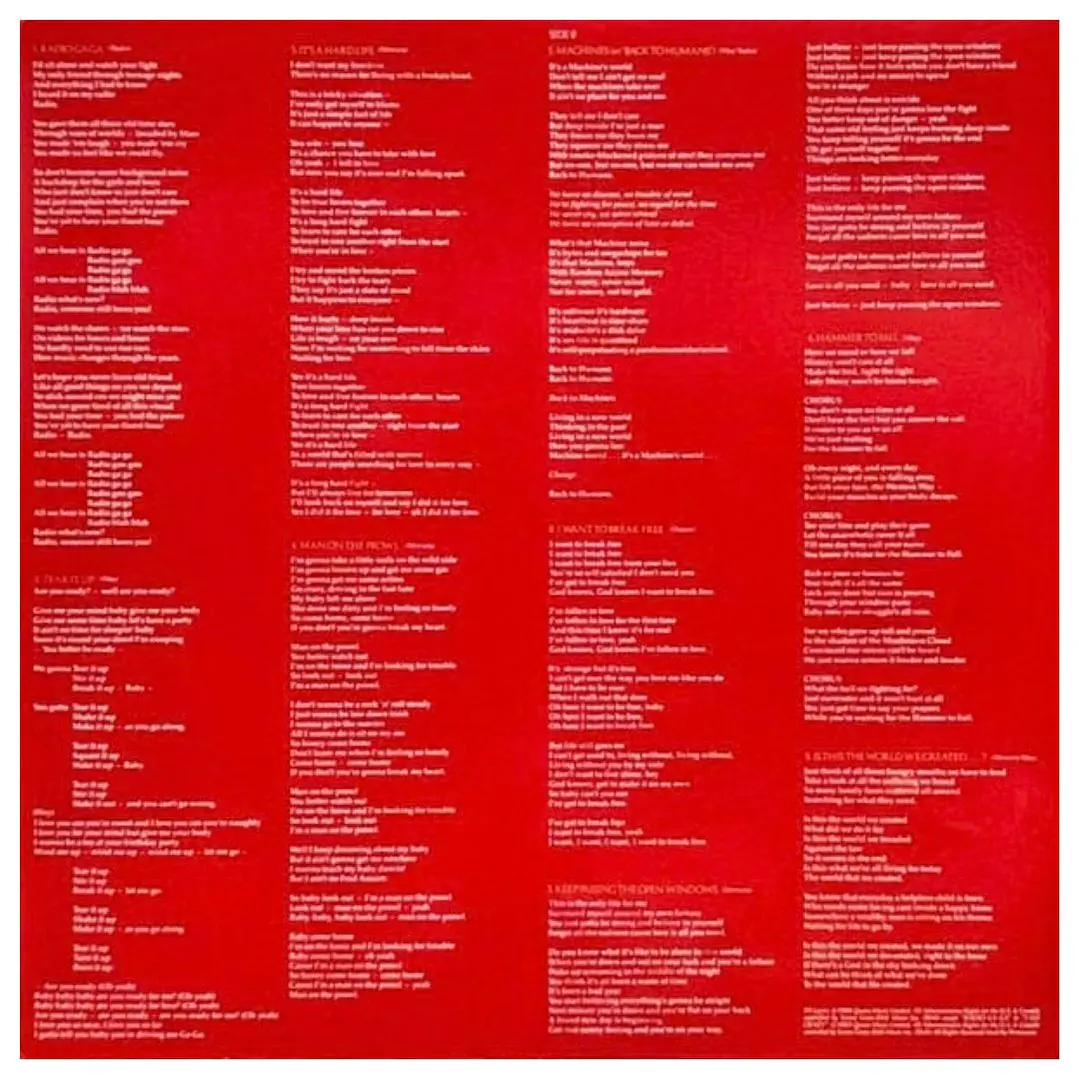 QUEEN - THE WORKS / VINILO USADO 4