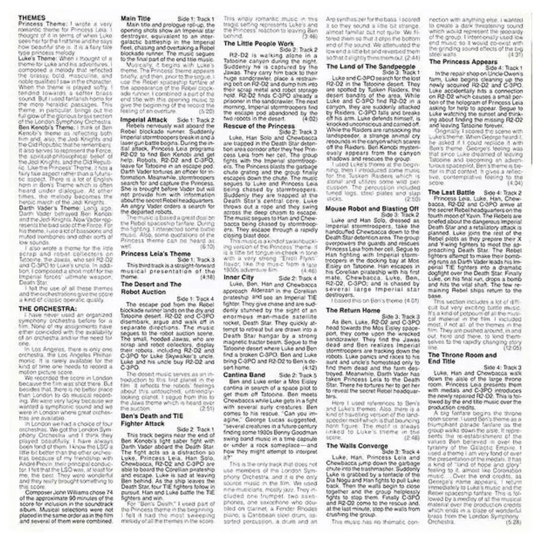 STAR WARS - SOUNDTRACK (2LP) / VINILO USADO 5