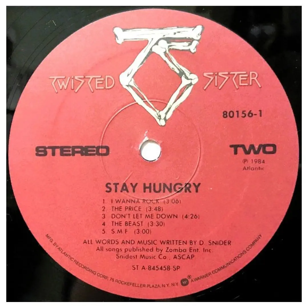 TWISTER SISTER - STAY HUNGRY / VINILO USADO 6